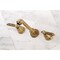 Kingston Brass Roman Tub Faucet, Antique Brass, Wall Mount KS7023GL - alternate 2